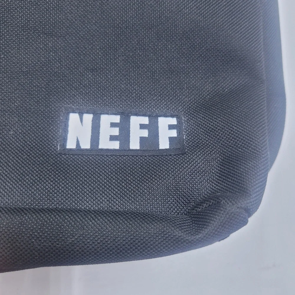 Neff Mini Sling Backpack Multicolor Camo Black Front Pocket Adjustable Strap